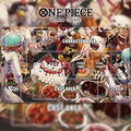 One Piece TCG Card Game Playmat - Heart Pirates Celebration Feast - Anime Desk Mat with Card Zones - Stitched Edge TCG Mat