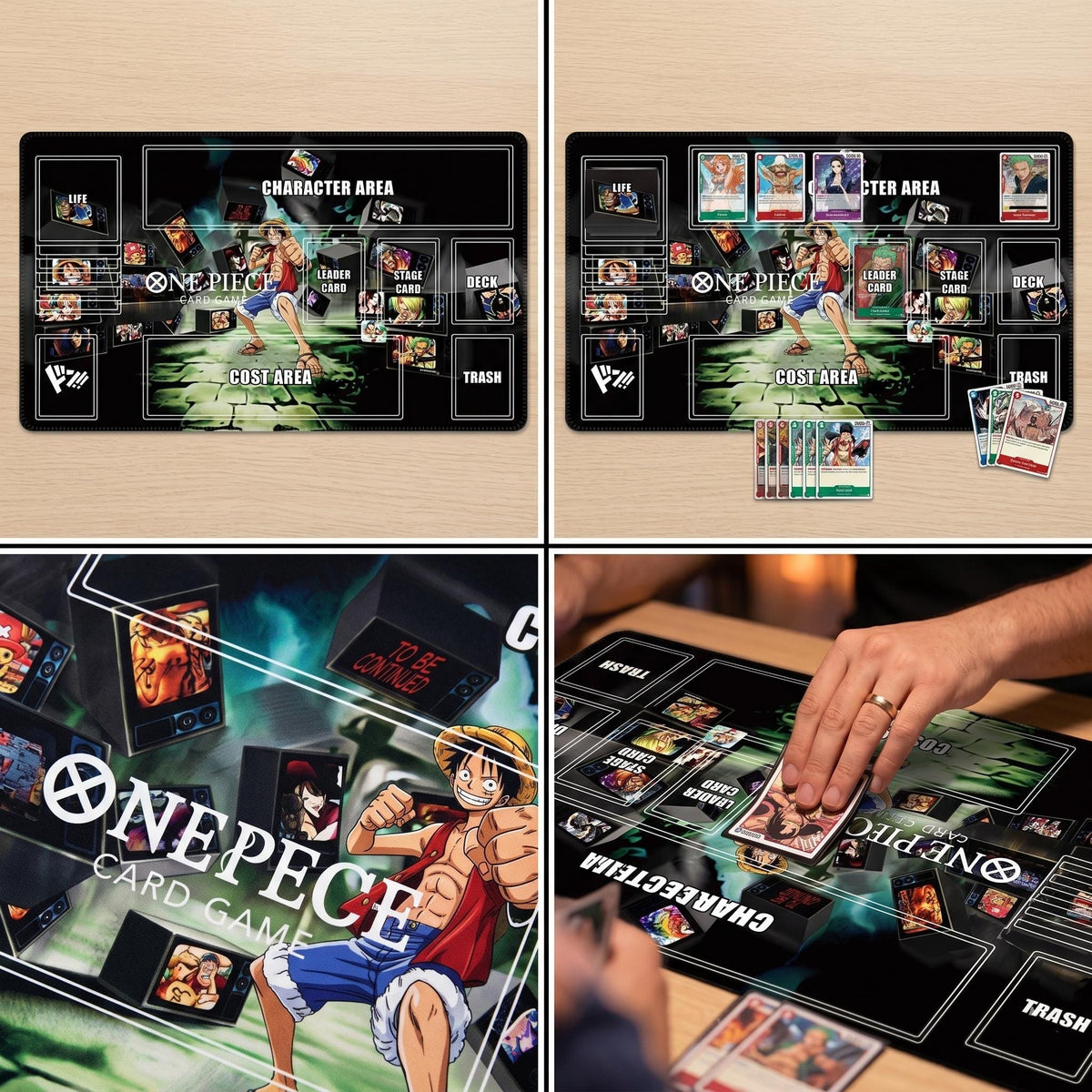 Luffy Strohhutbande TV-Ästhetik Spielmatte