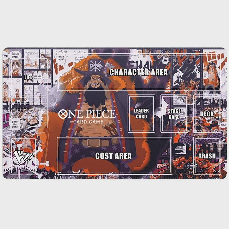 Blackbeard Marshall D. Teach One Piece Playmat