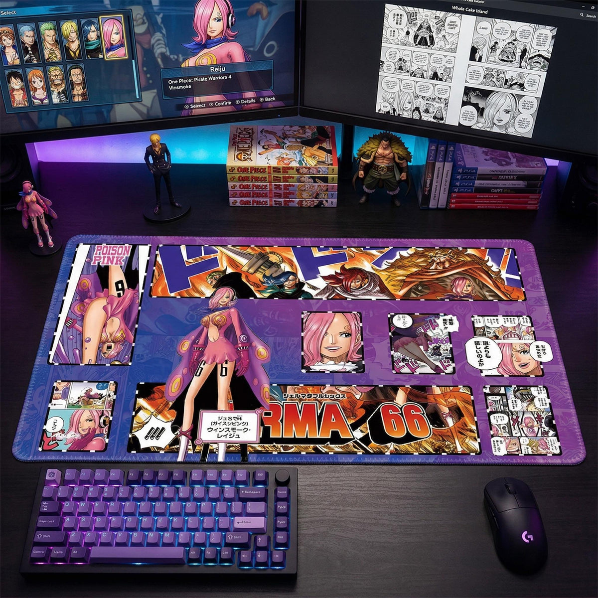 Reiju Vinsmoke & Germa 66 One Piece Spielmatte