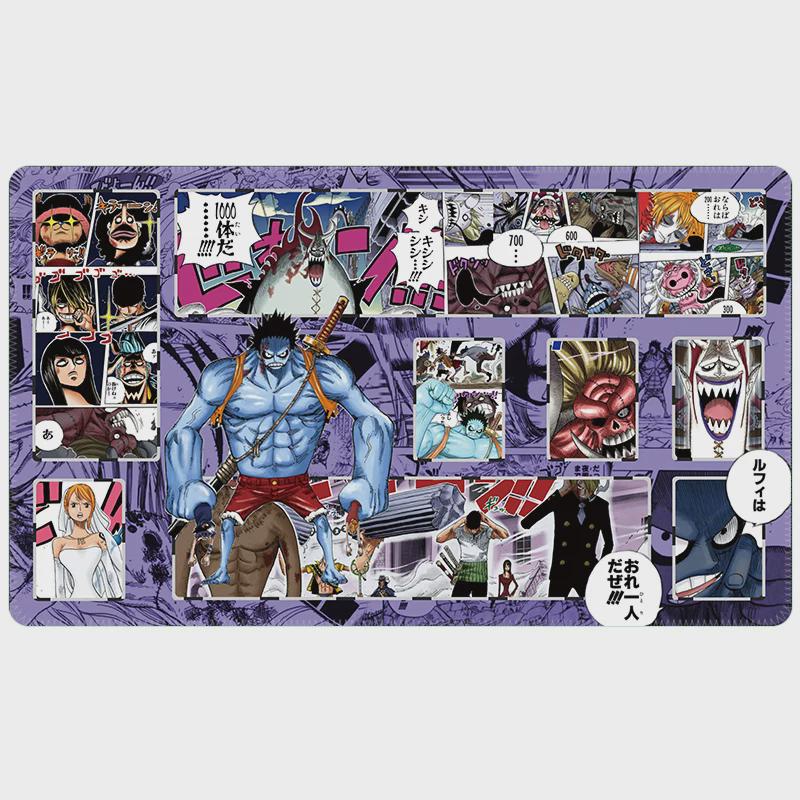Nightmare Luffy One Piece TCG Playmat - Thriller Bark Manga Panel Gaming Mat - OPTCG Desk Mat - Gecko Moria & Straw Hat Crew TCG Accessories