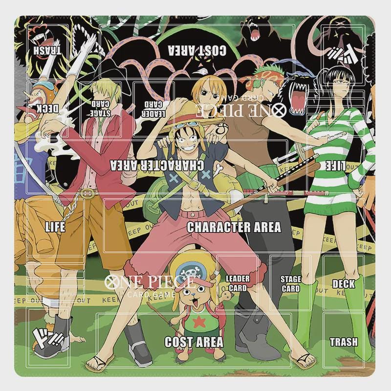 Straw Hat Pirates Crew Two-Player Playmat