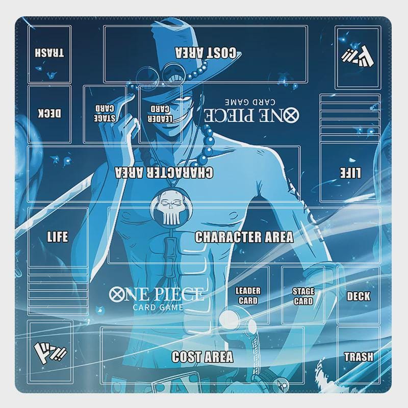Portgas D. Ace Two-Player One Piece Playmat
