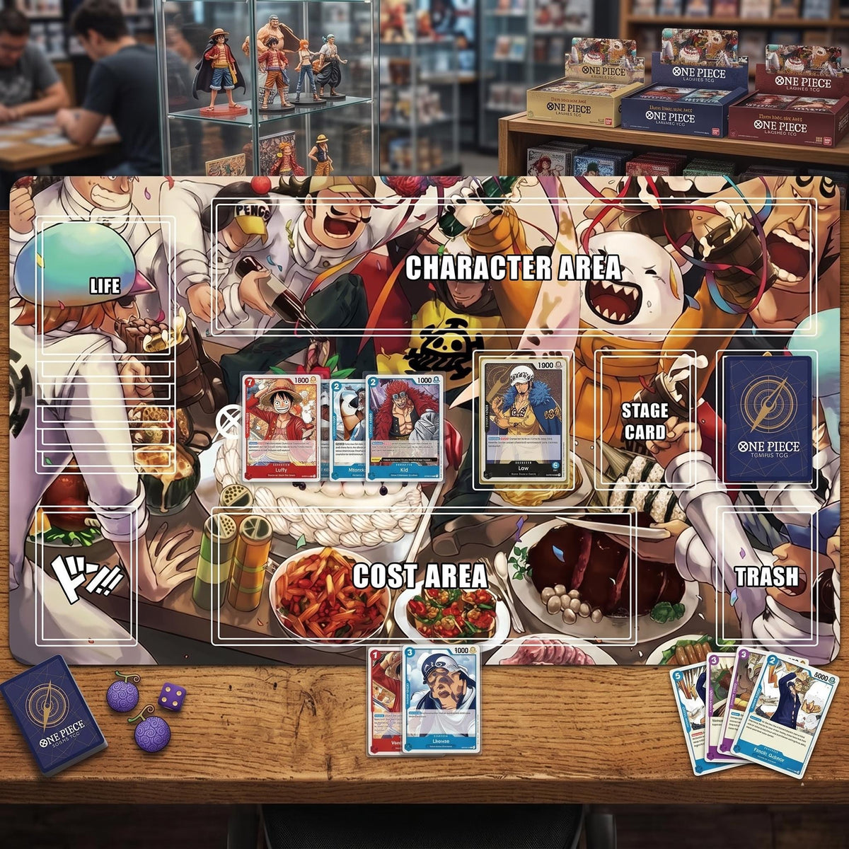 Heart Pirates Celebration Feast Playmat