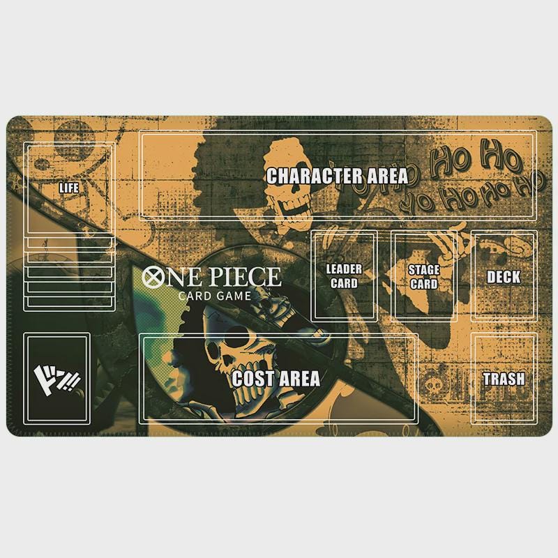 Brook One Piece TCG Playmat - Soul King Card Game Mat - One Piece Card Game Accessories - Premium TCG Desk Mat - Anime Playmat