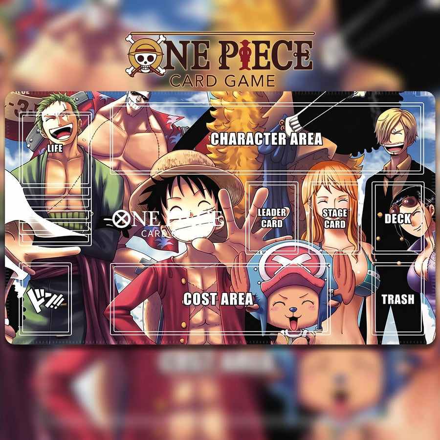 Straw Hat Pirates Crew One Piece Playmat