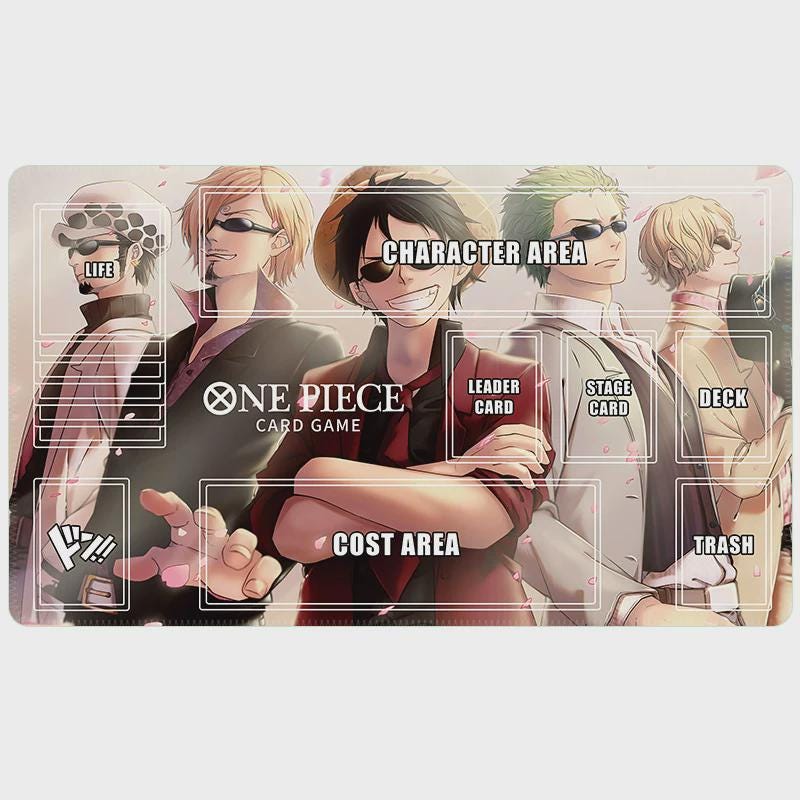 Luffy Zoro Sanji Law Anzug One Piece Spielmatte