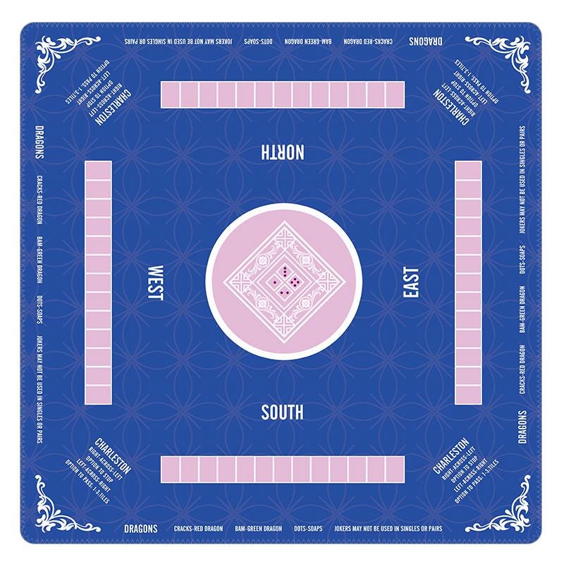 Royal Blue Mahjong Mat