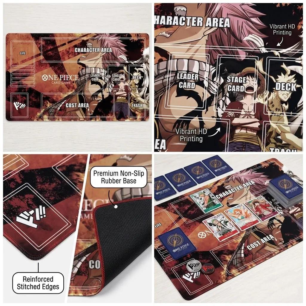 Anime Crossover One Piece Playmat