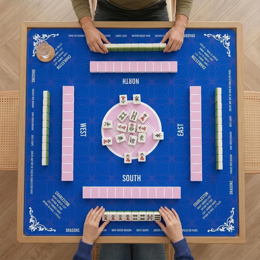 Royal Blue Mahjong Mat