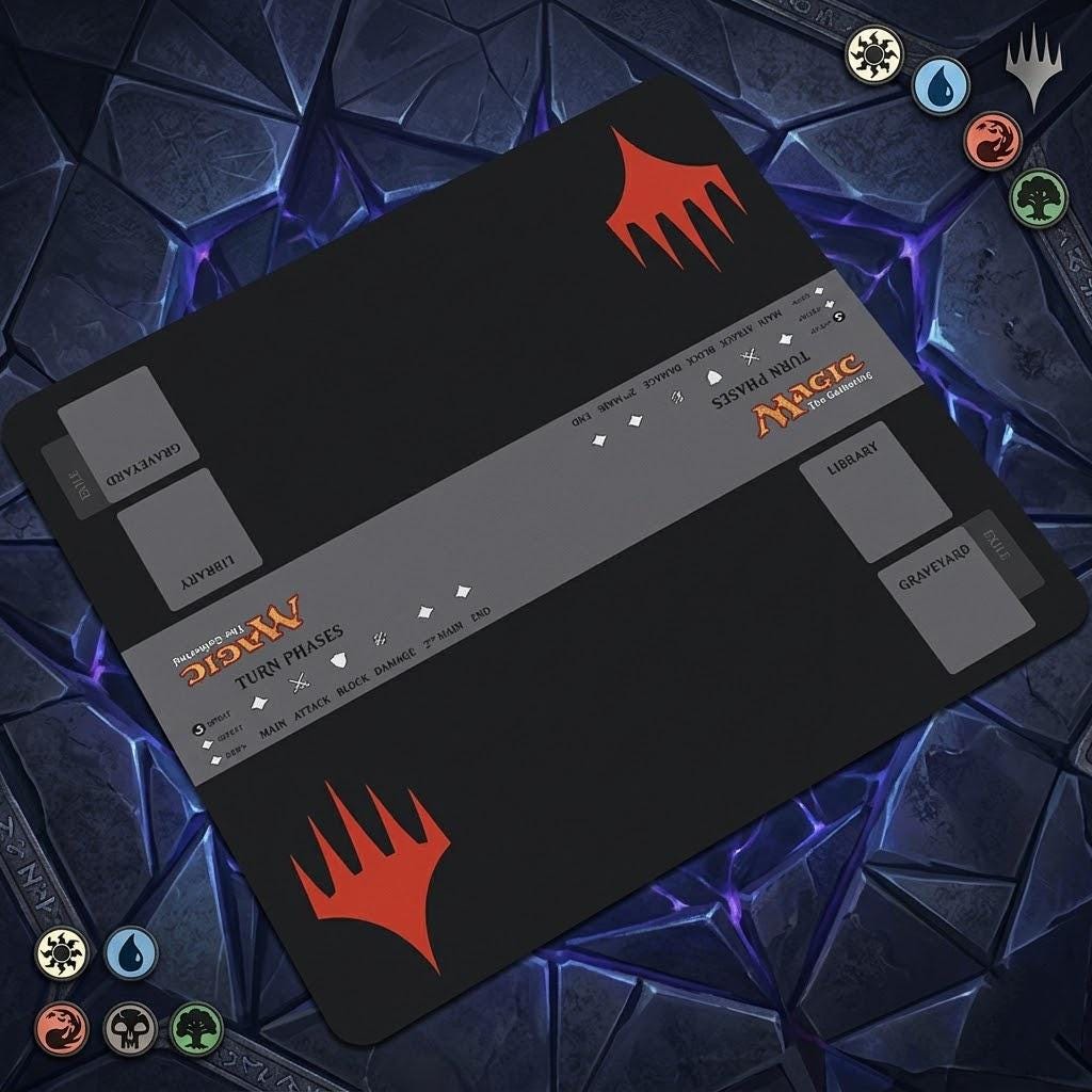 Two-Player MTG Battle Mat