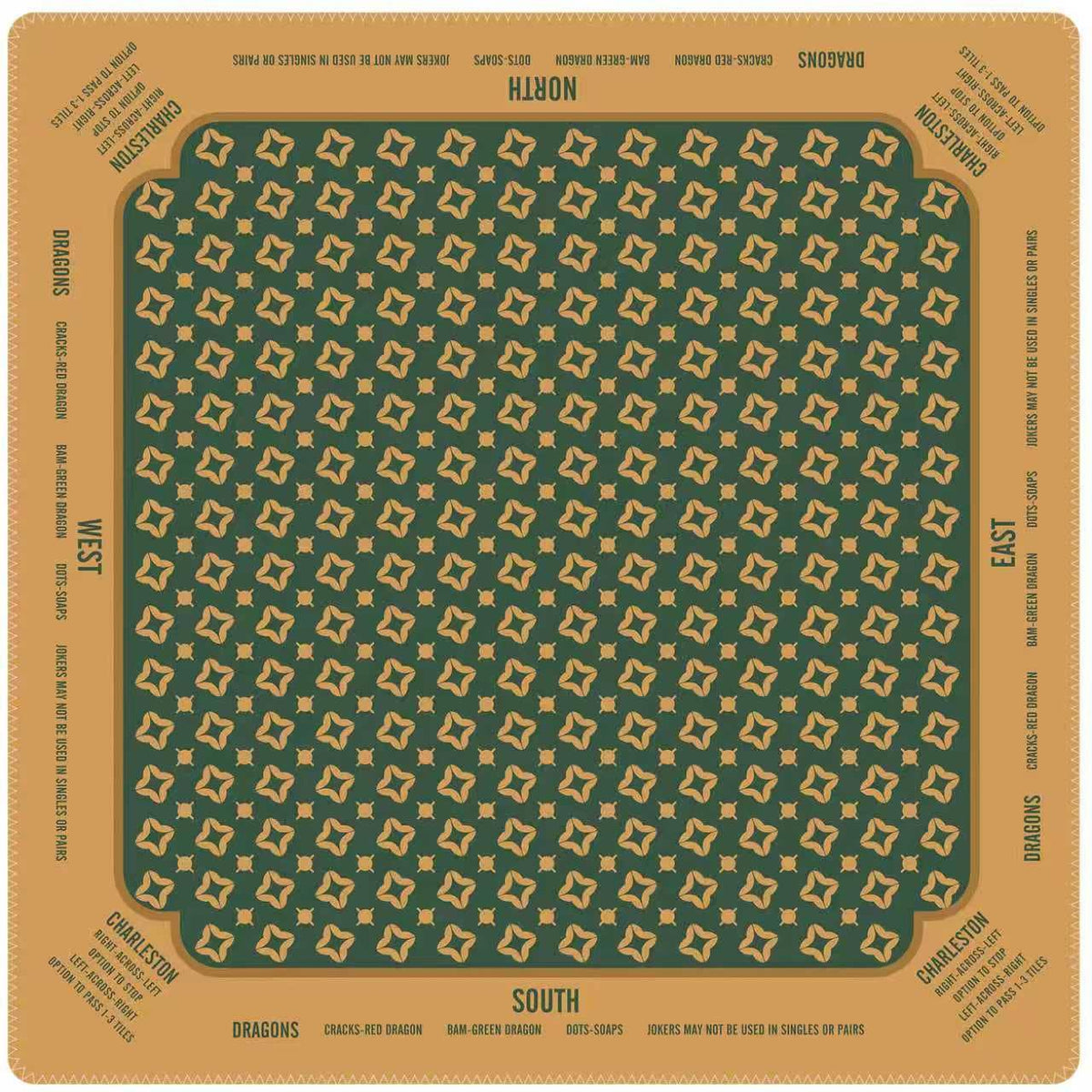 Mahjong Mat with Charleston Rules V
