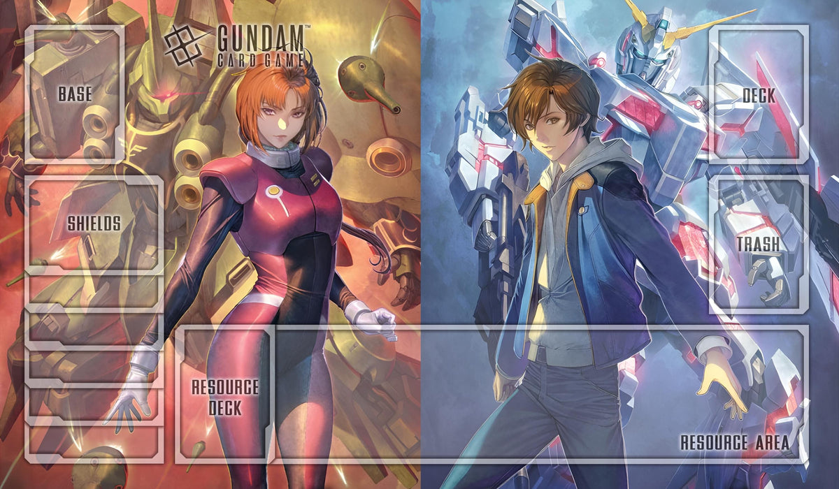 Marida Cruz Kshatriya & Banagher Links Unicorn Gundam Playmat