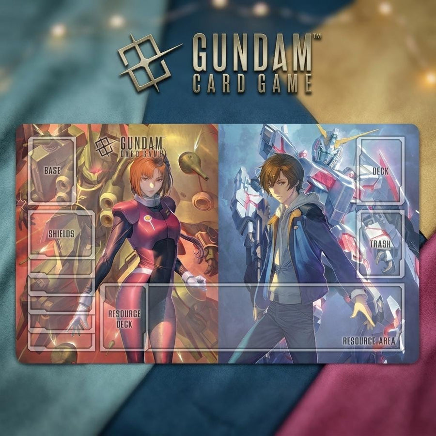 Marida Cruz Kshatriya & Banagher Links Unicorn Gundam Playmat