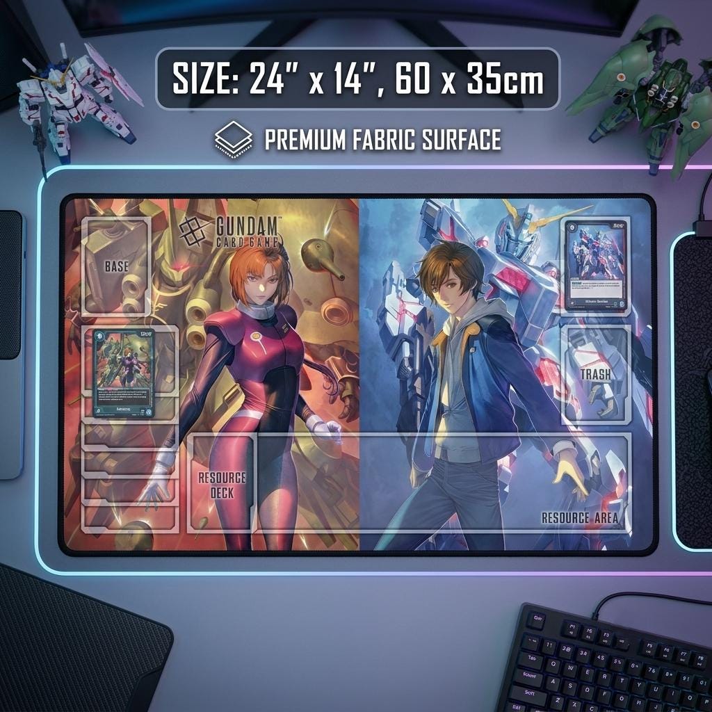 Marida Cruz Kshatriya & Banagher Links Unicorn Gundam Playmat