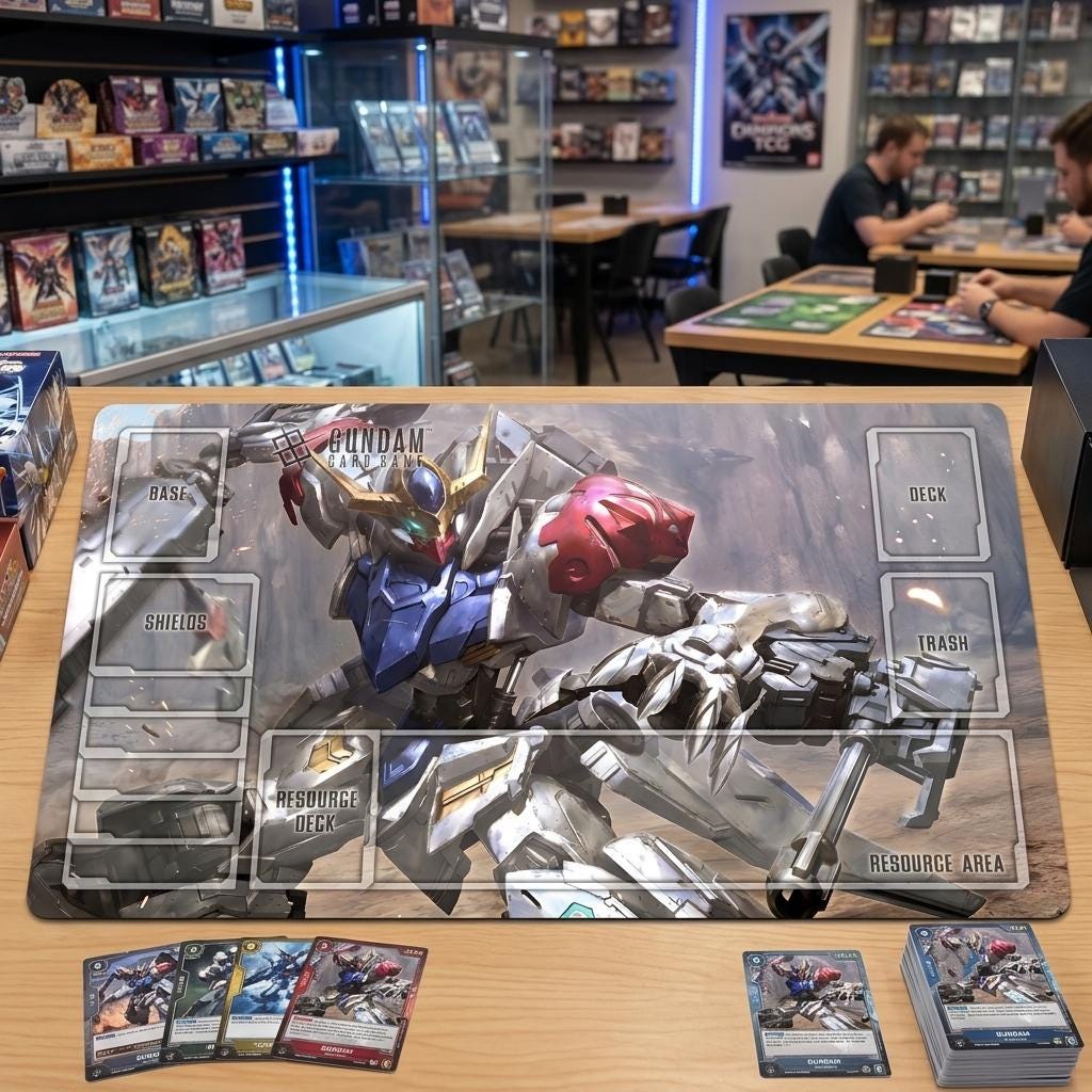 Mecha Anime Gundam Playmat