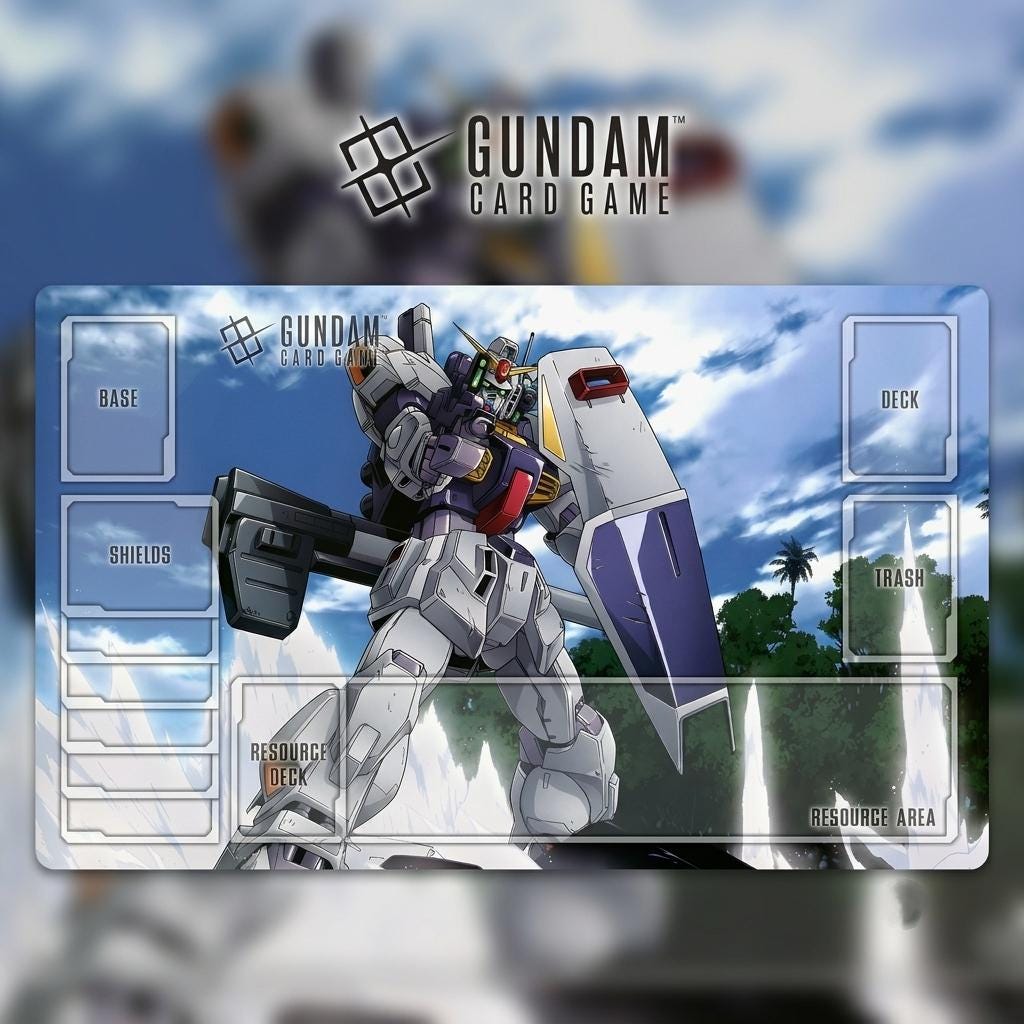 2v2 Battle Zones Gundam Playmat