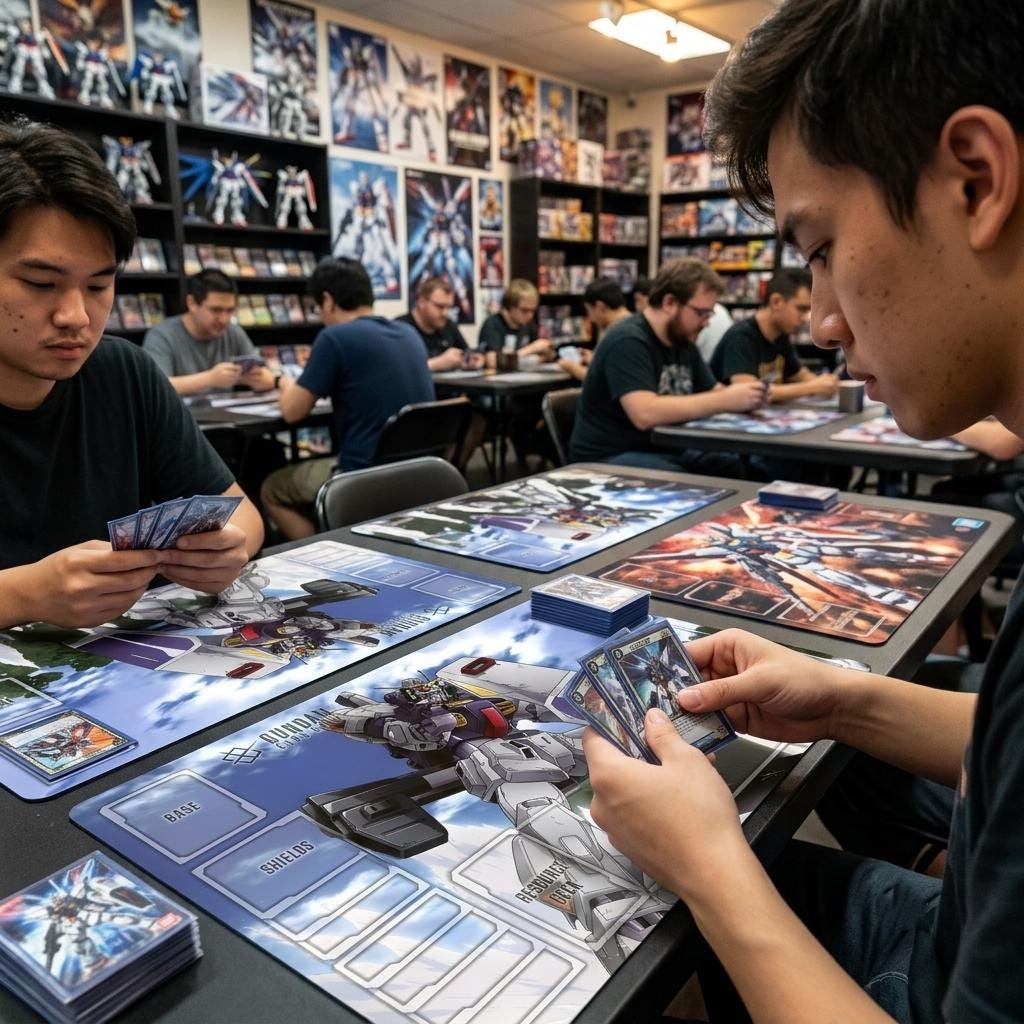 2v2 Battle Zones Gundam Playmat