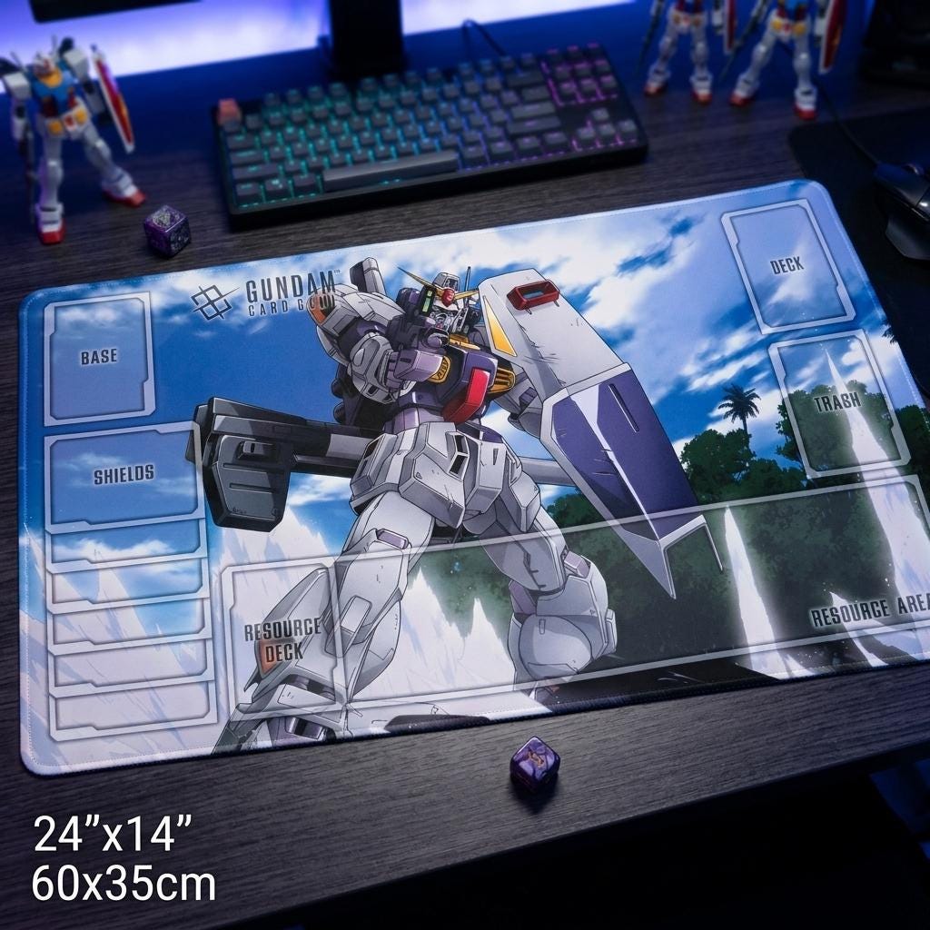 2v2 Battle Zones Gundam Playmat