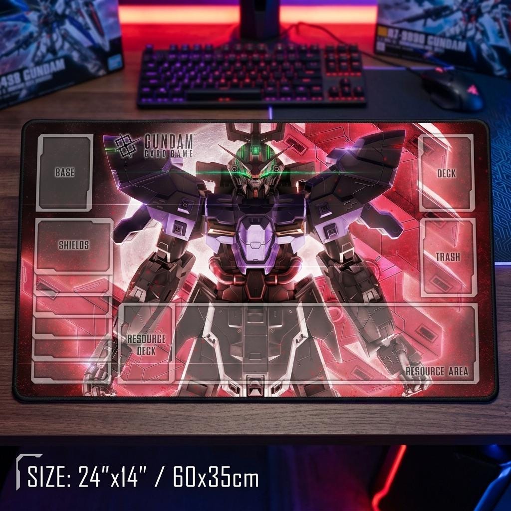 Purple & Black Gundam Playmat