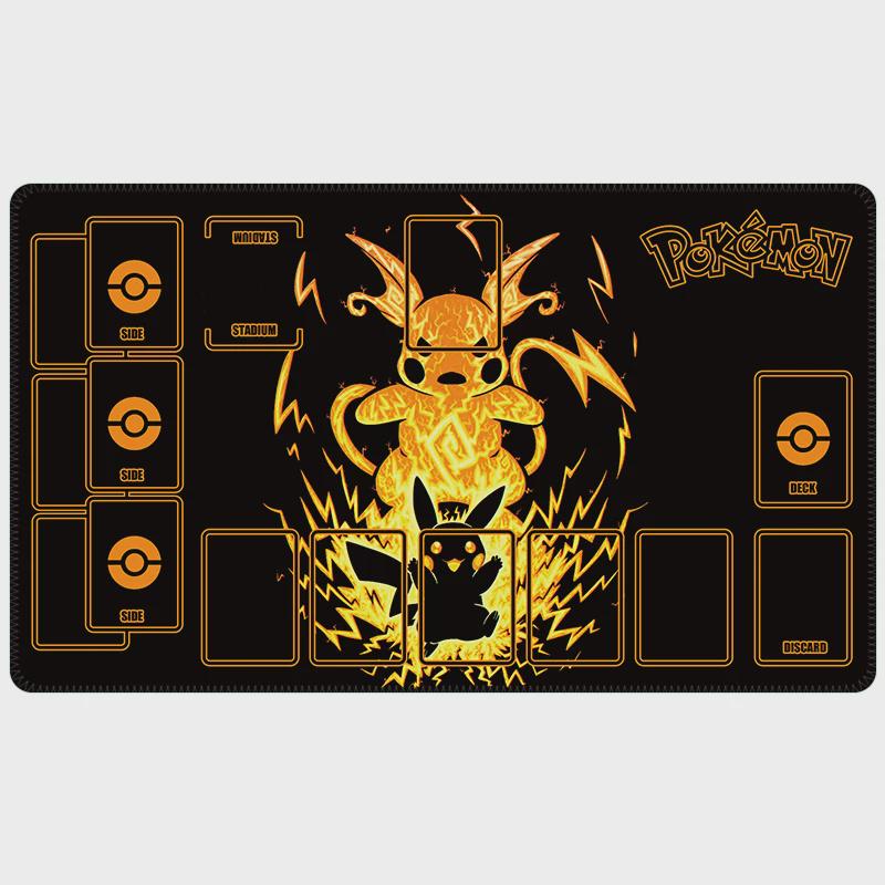 Custom Pokemon Neon Elemental Playmat