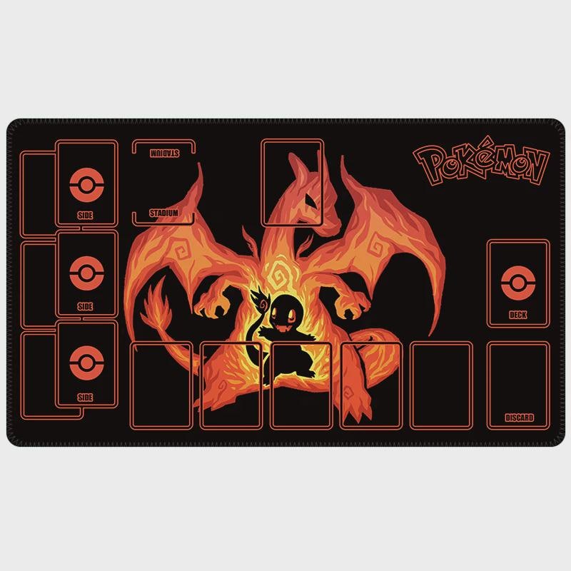 Custom Pokemon Neon Elemental Playmat