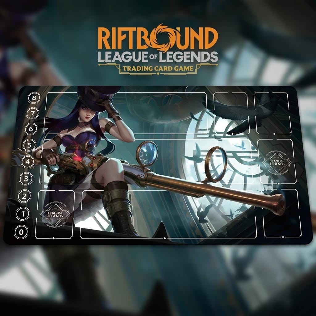 Caitlyn Riftbound Playmat III