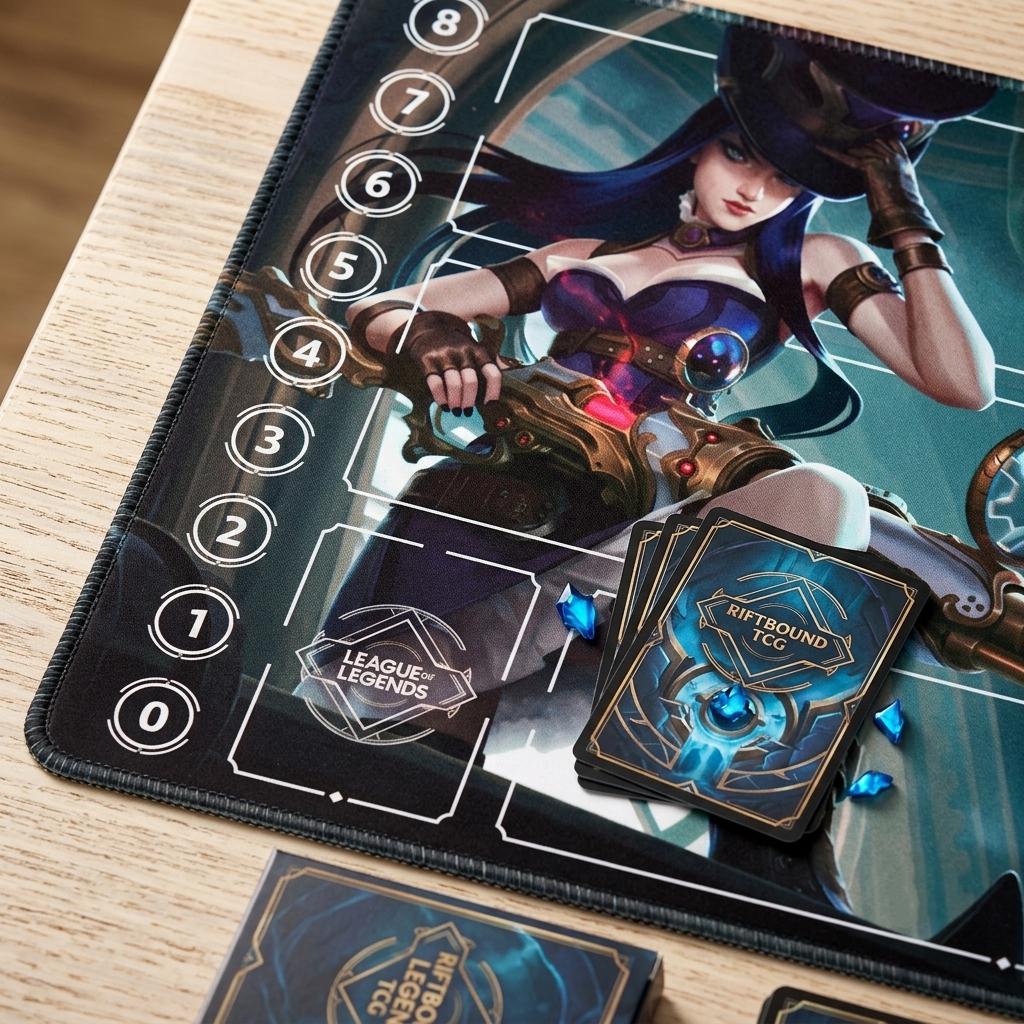 Caitlyn Riftbound Playmat III