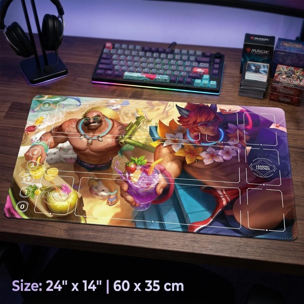 Pool Party Sett & Braum Riftbound Playmat