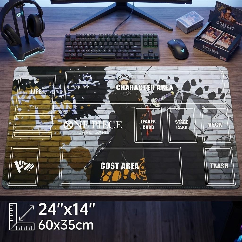 Trafalgar Law One Piece Playmat
