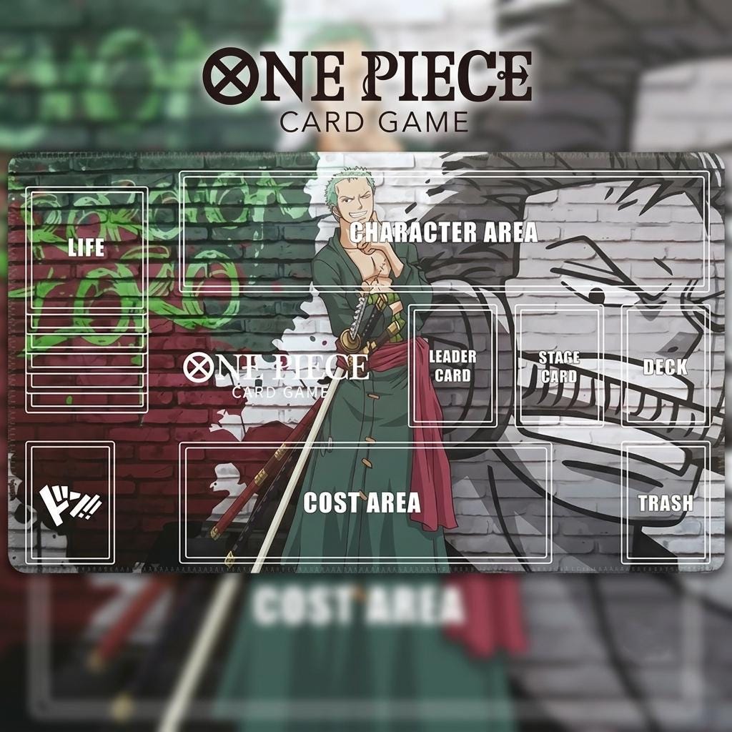 Roronoa Zoro One Piece Playmat