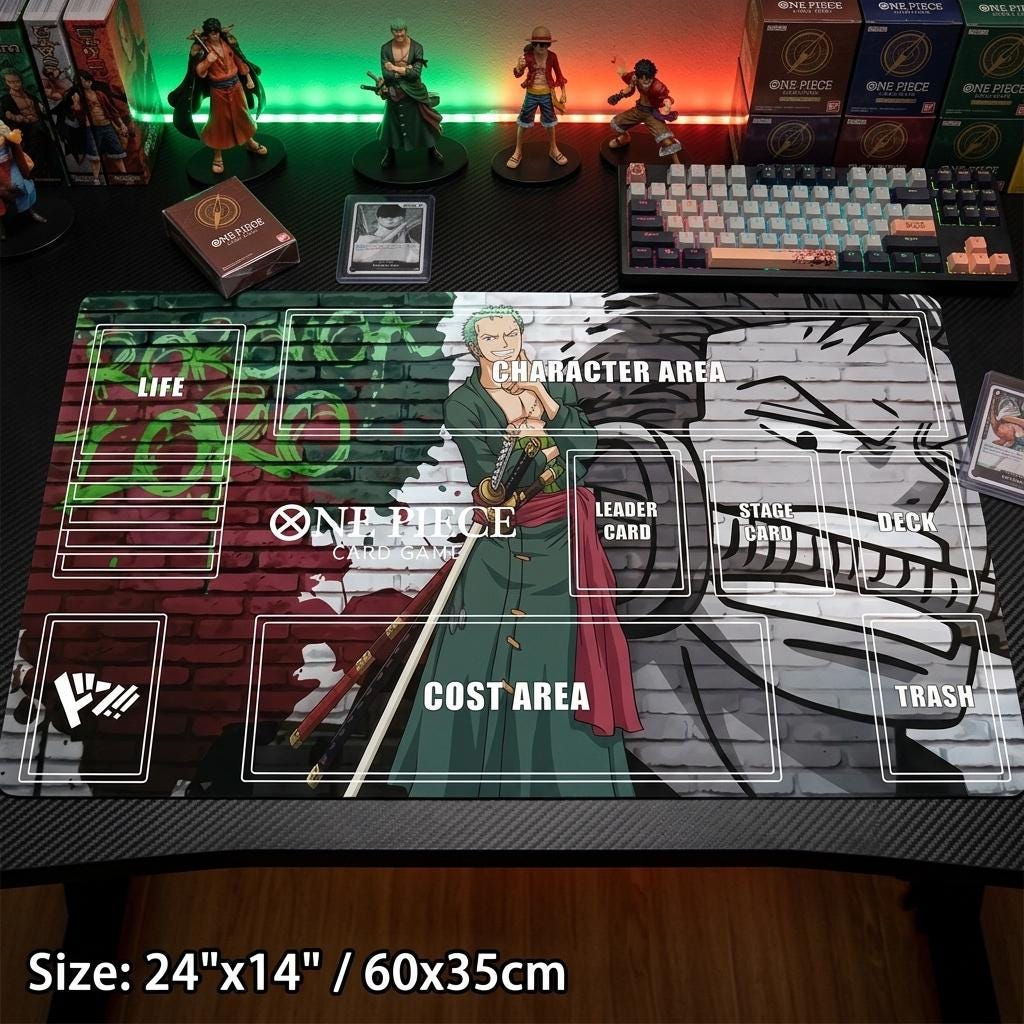 Roronoa Zoro One Piece Playmat
