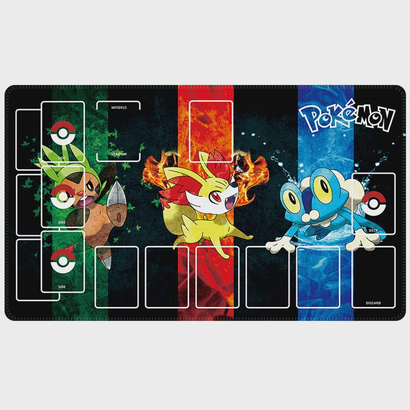 Custom Pokemon Neon Elemental Playmat