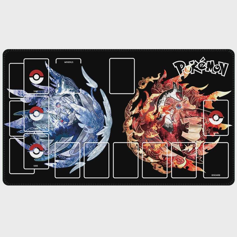 Custom Pokemon Neon Elemental Playmat