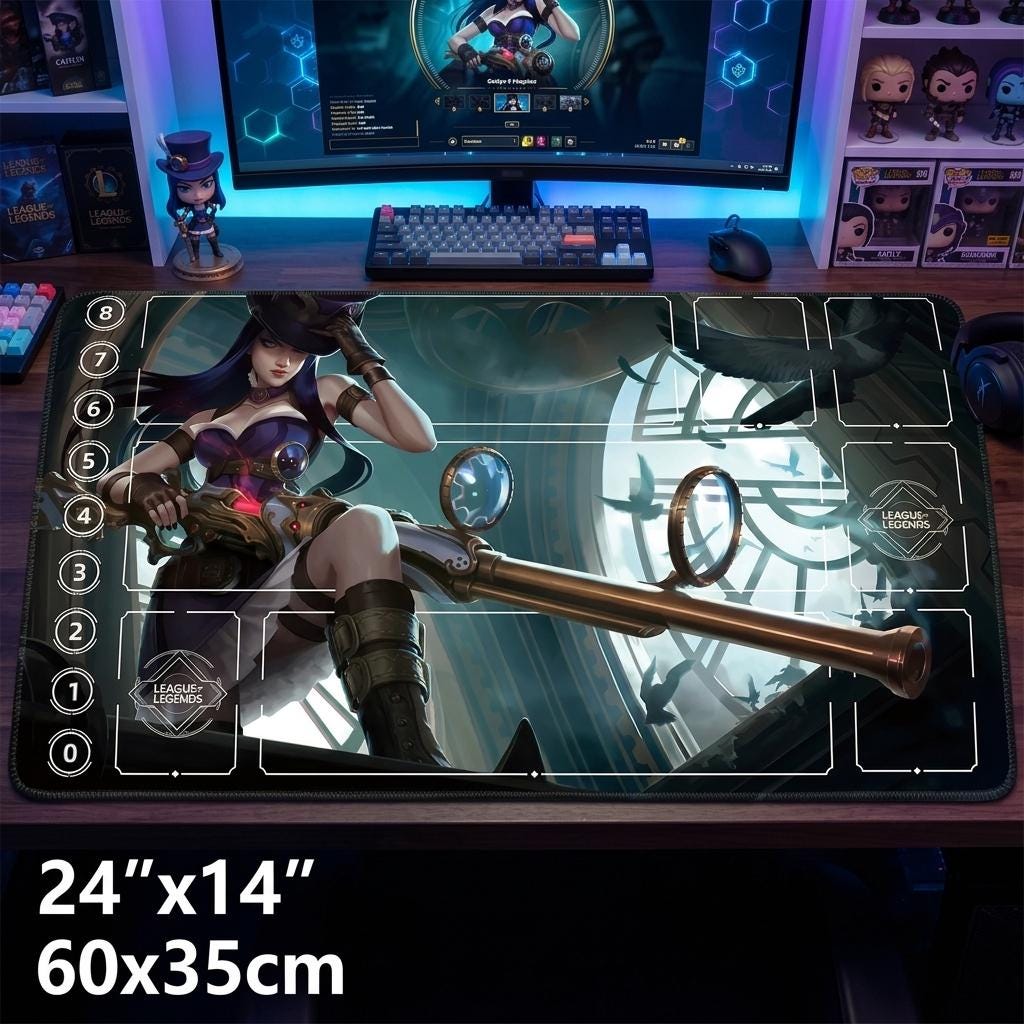 Caitlyn Riftbound Playmat III