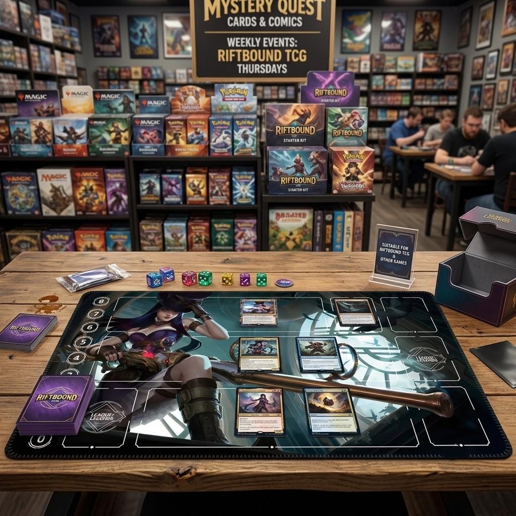 Caitlyn Riftbound Playmat III