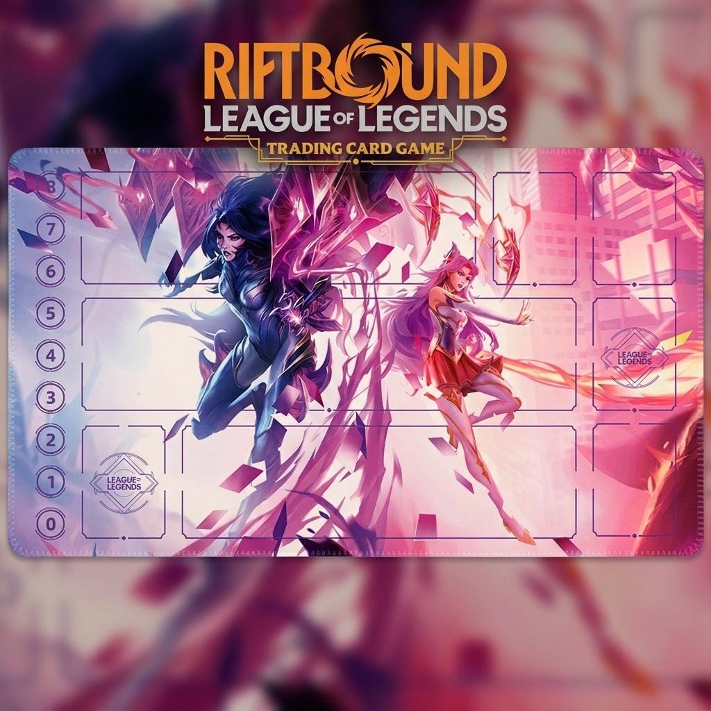 Star Guardian Kai'Sa Akali Riftbound Playmat