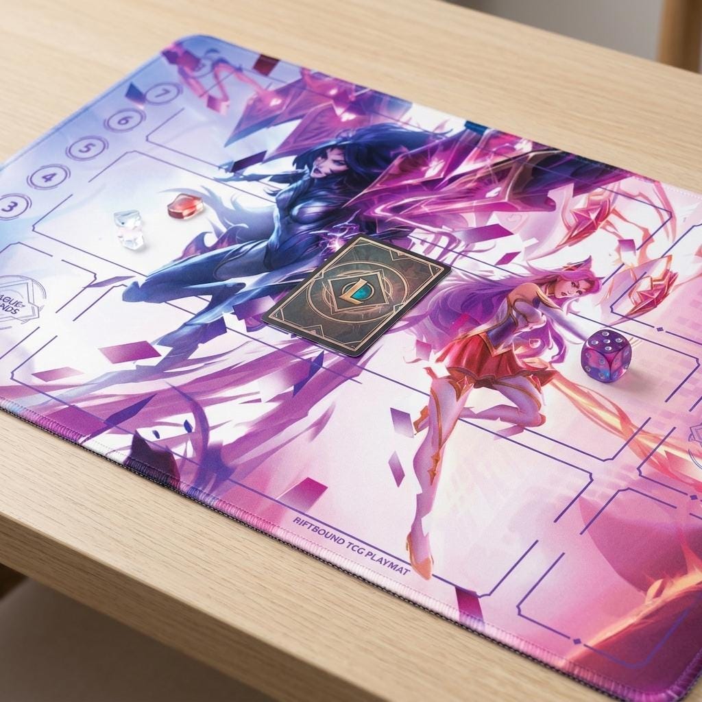 Star Guardian Kai'Sa Akali Riftbound Playmat