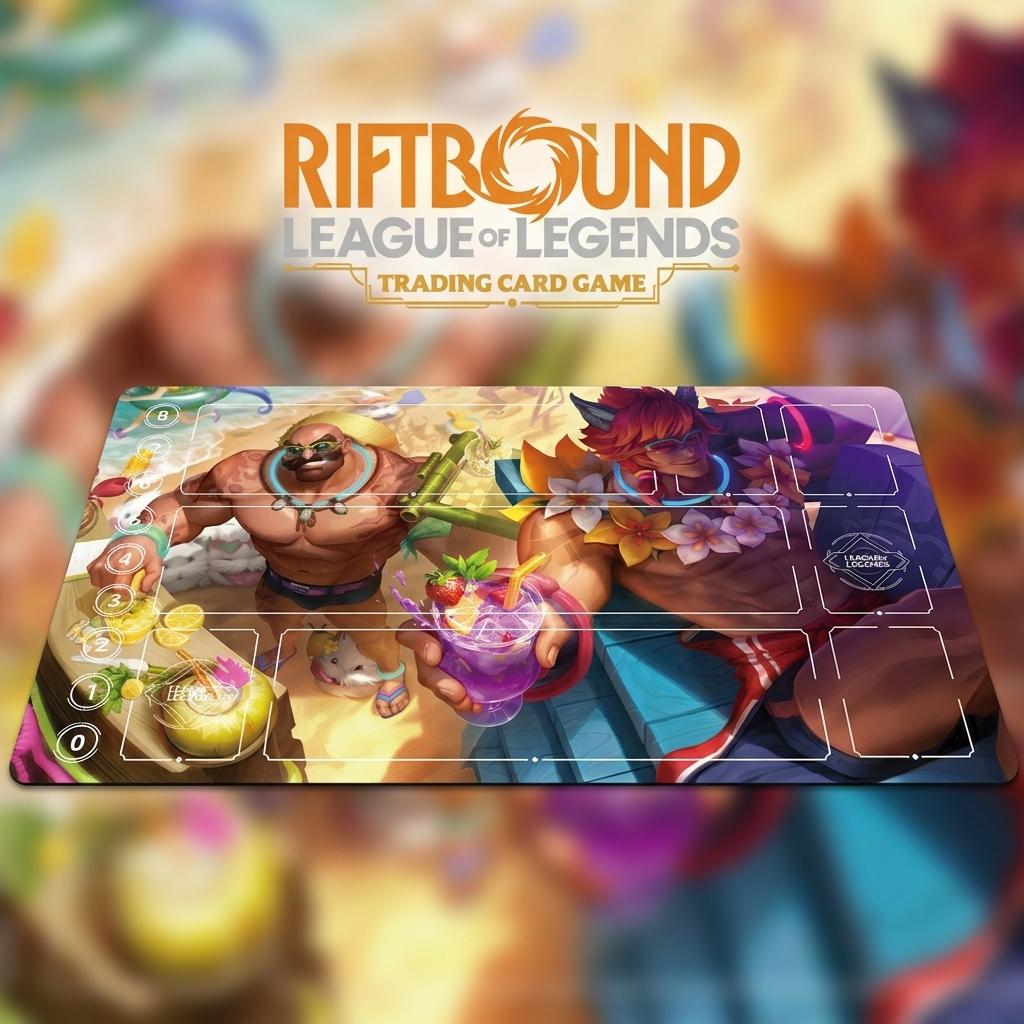 Pool Party Sett & Braum Riftbound Playmat