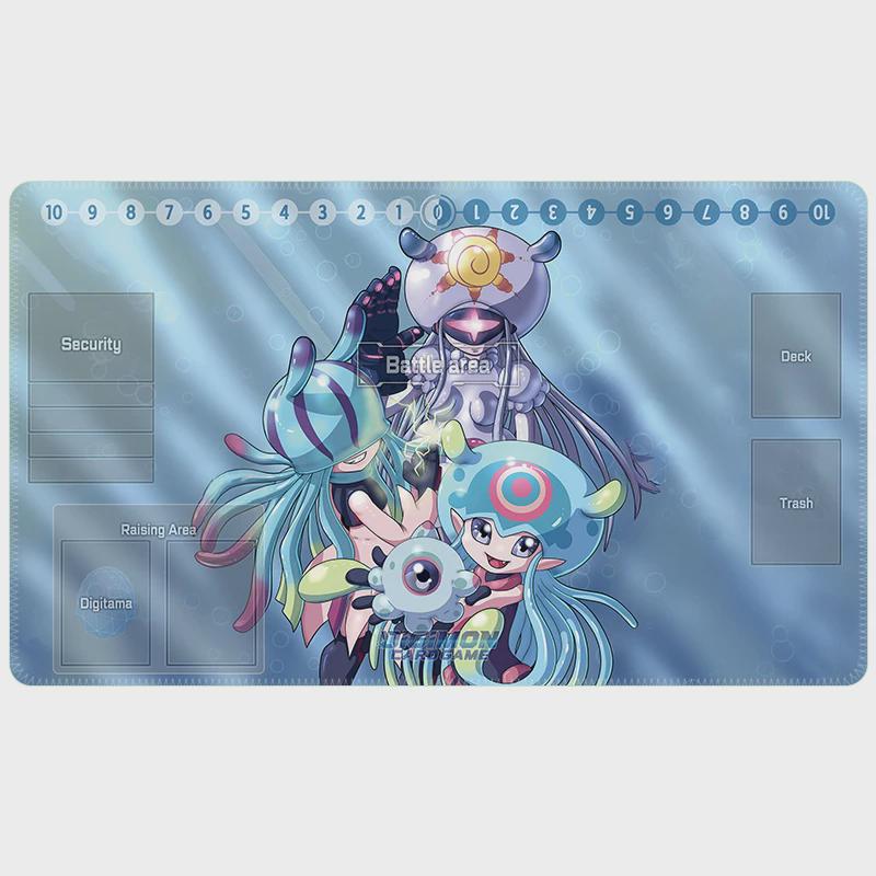 Jellymon Evolution Line Digimon Playmat