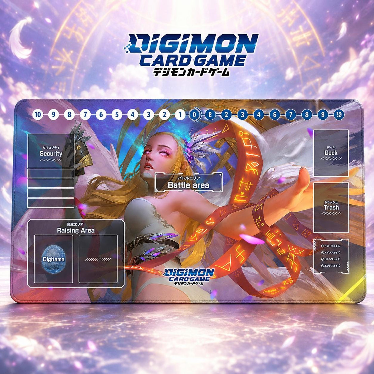 Angewomon Digimon Playmat