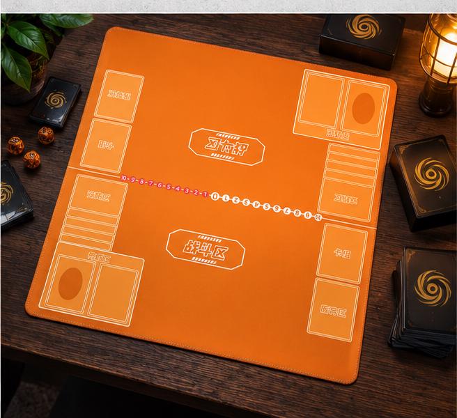 Orange Two-Player Digimon Playmat