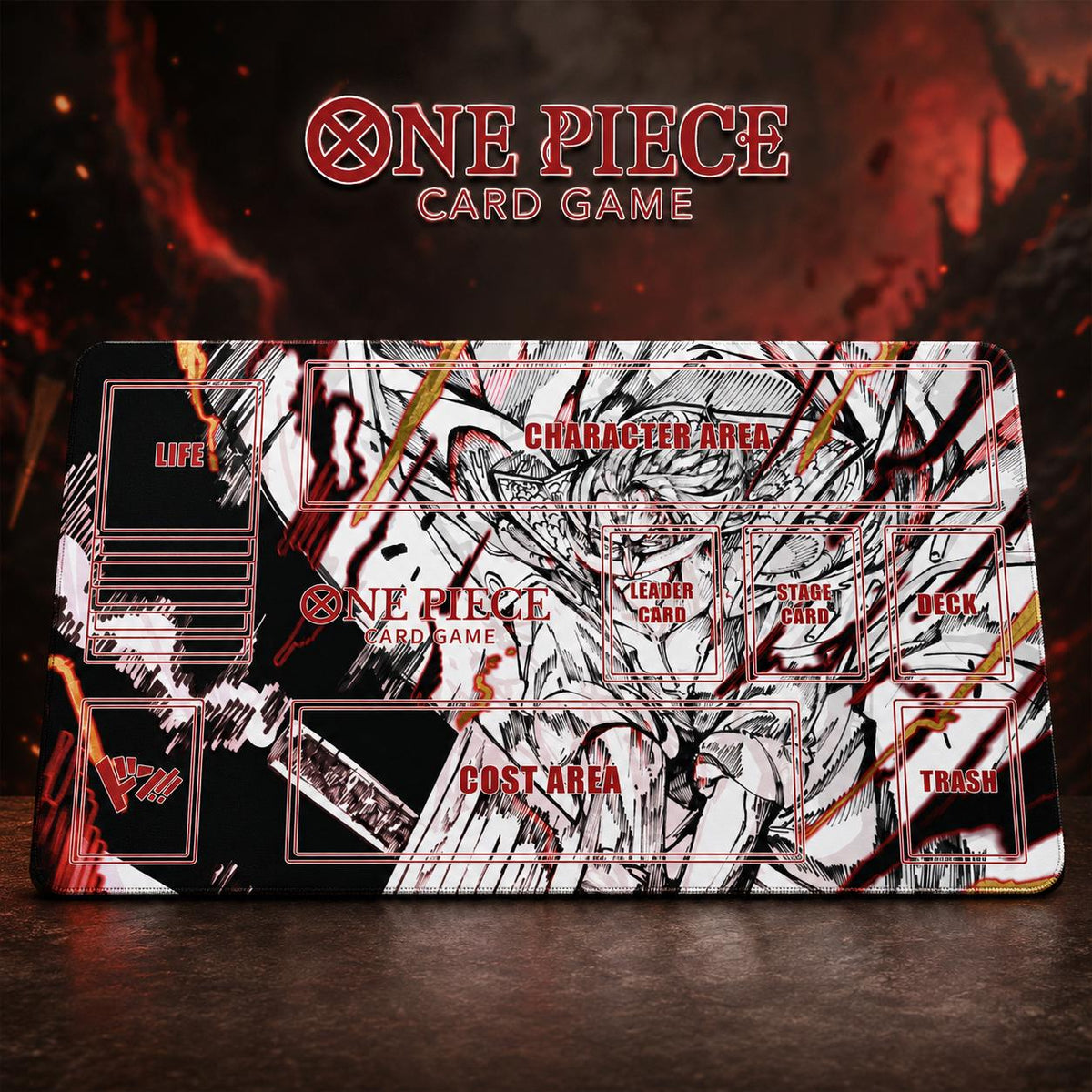Whitebeard One Piece Playmat