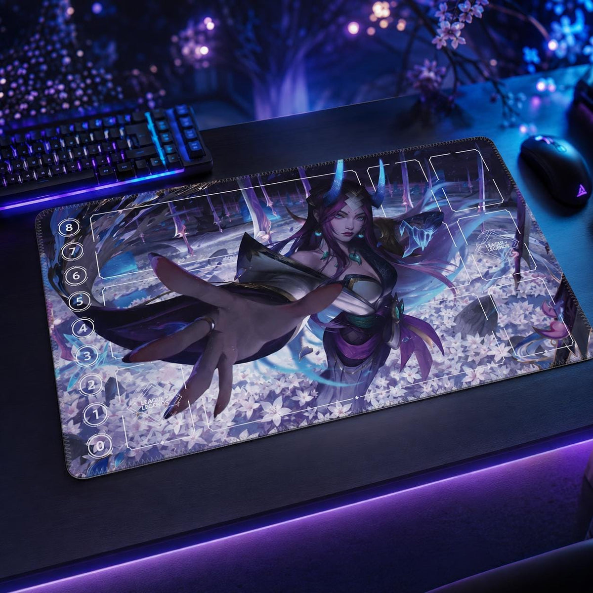 Spirit Blossom Morgana Riftbound Playmat