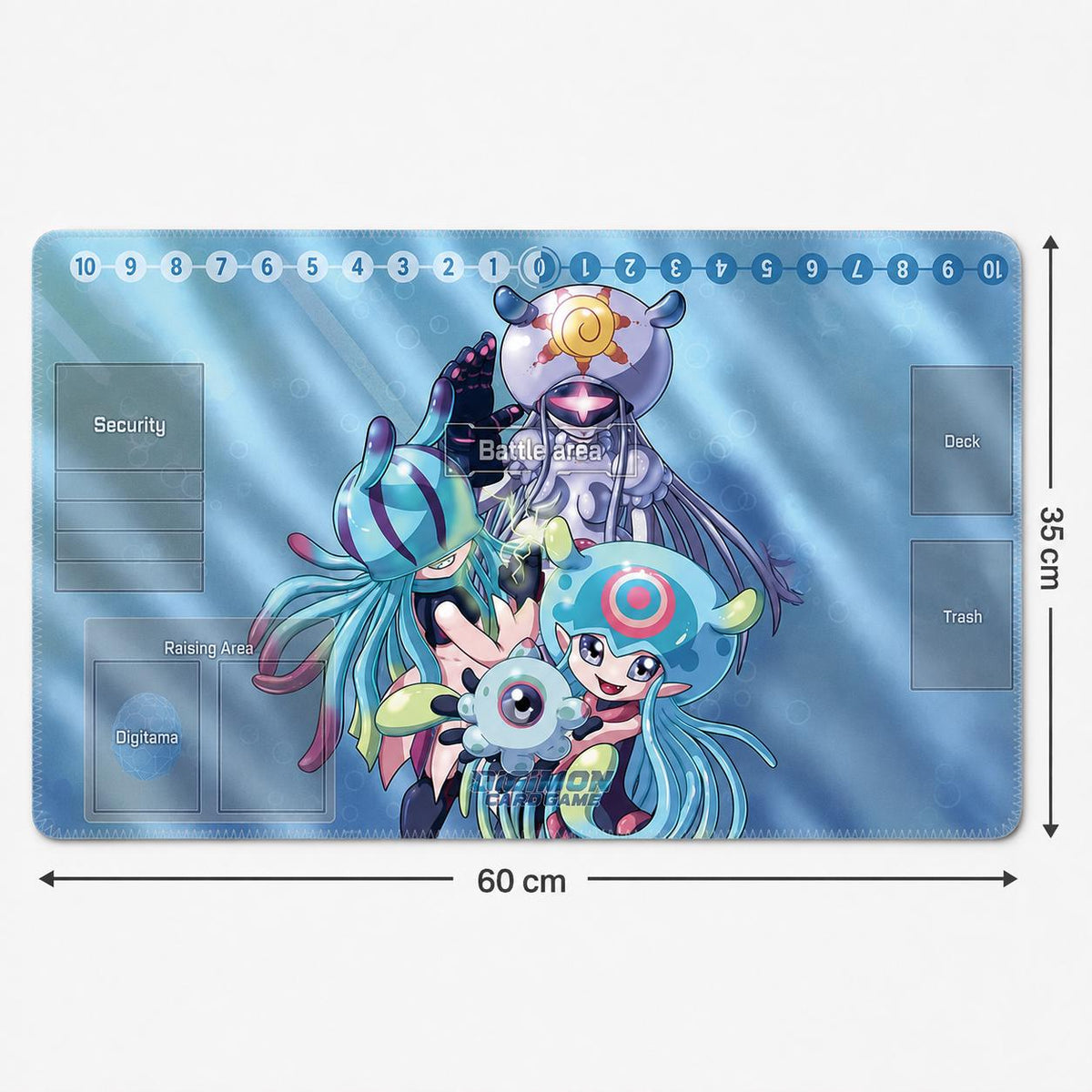 Jellymon Evolution Line Digimon Playmat