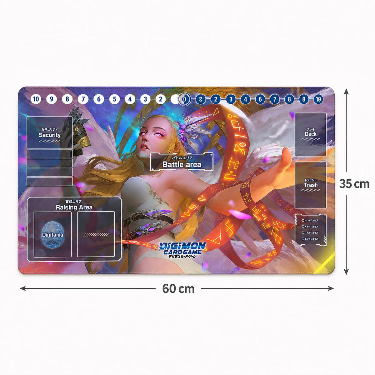 Angewomon Digimon Playmat