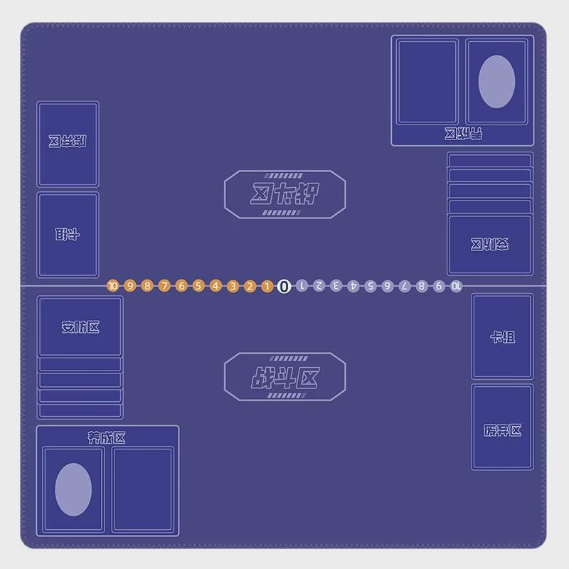 Orange Two-Player Digimon Playmat