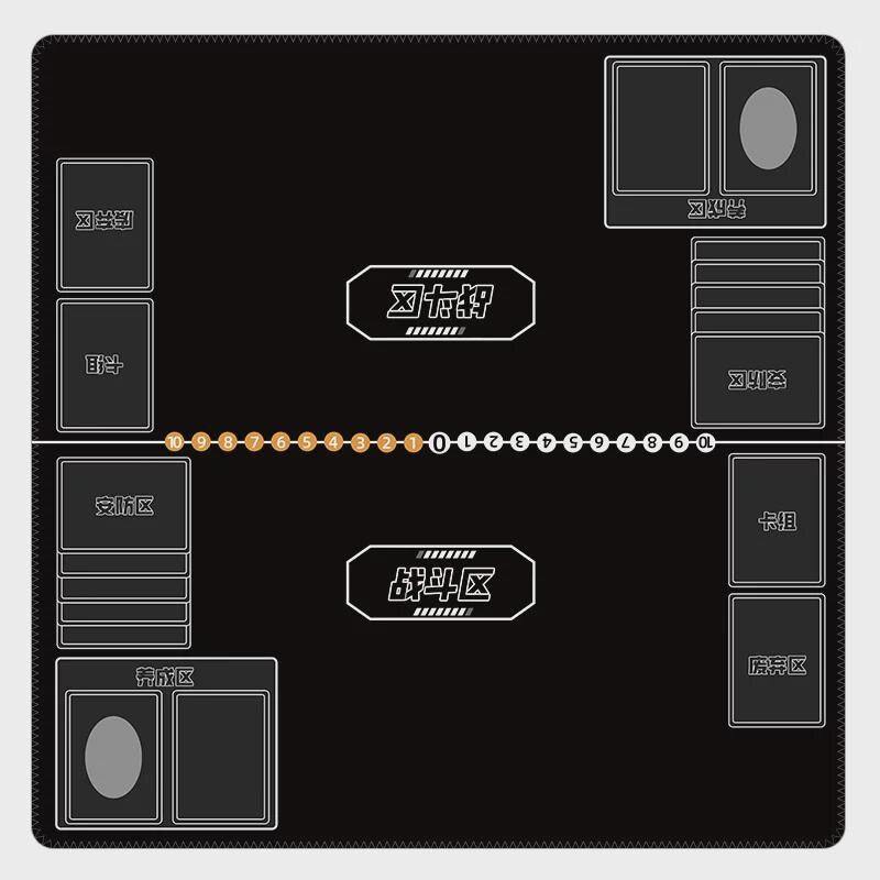 Orange Two-Player Digimon Playmat