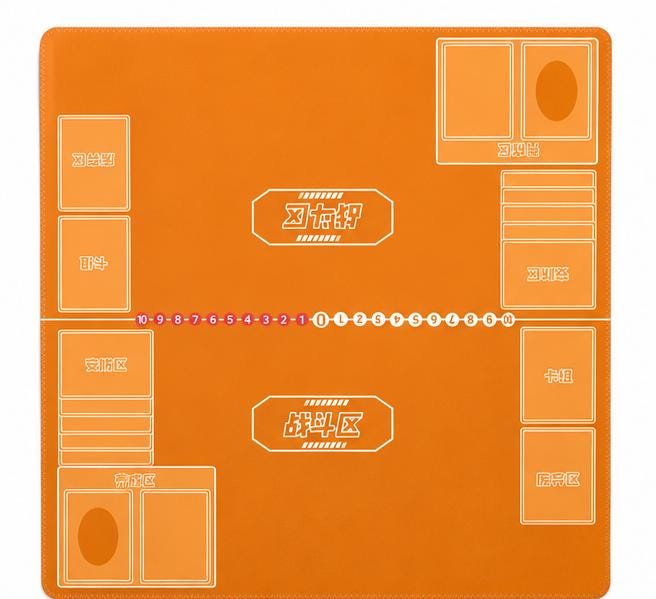 Orange Two-Player Digimon Playmat