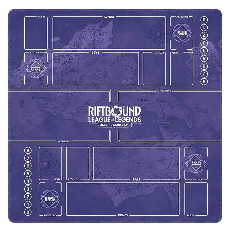 Riftbound-Spielfeldmatte für zwei Spieler
